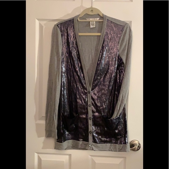 Diane Von Furstenberg Sequin Cardigan 